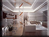 3D-Visualisierung Wohnraum luxussaniert