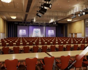 Veranstaltungsvisualisierung Hilton Hotels
