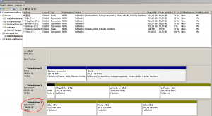 Importierte SATA HDD